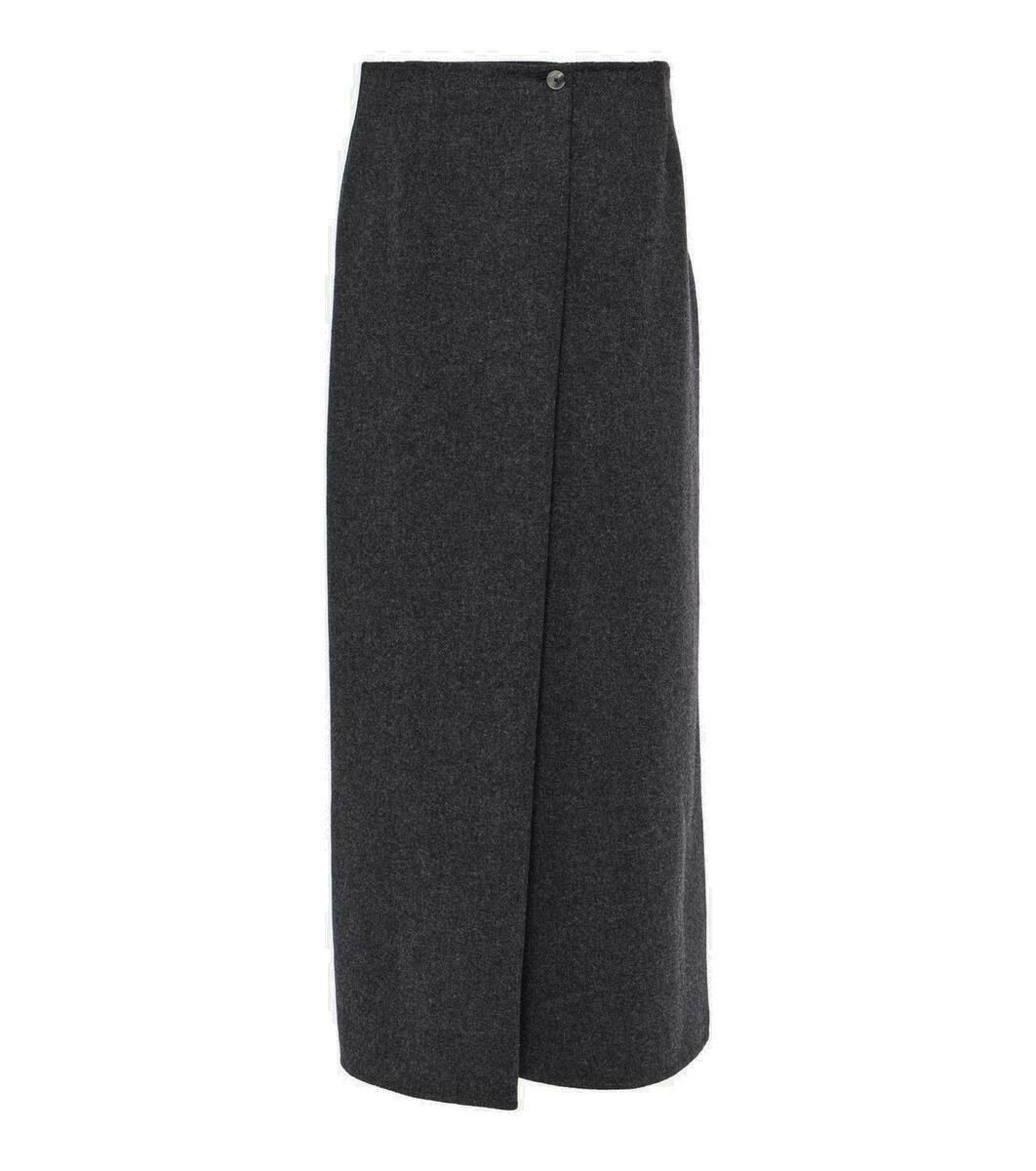 Givechy wool and silk skirt