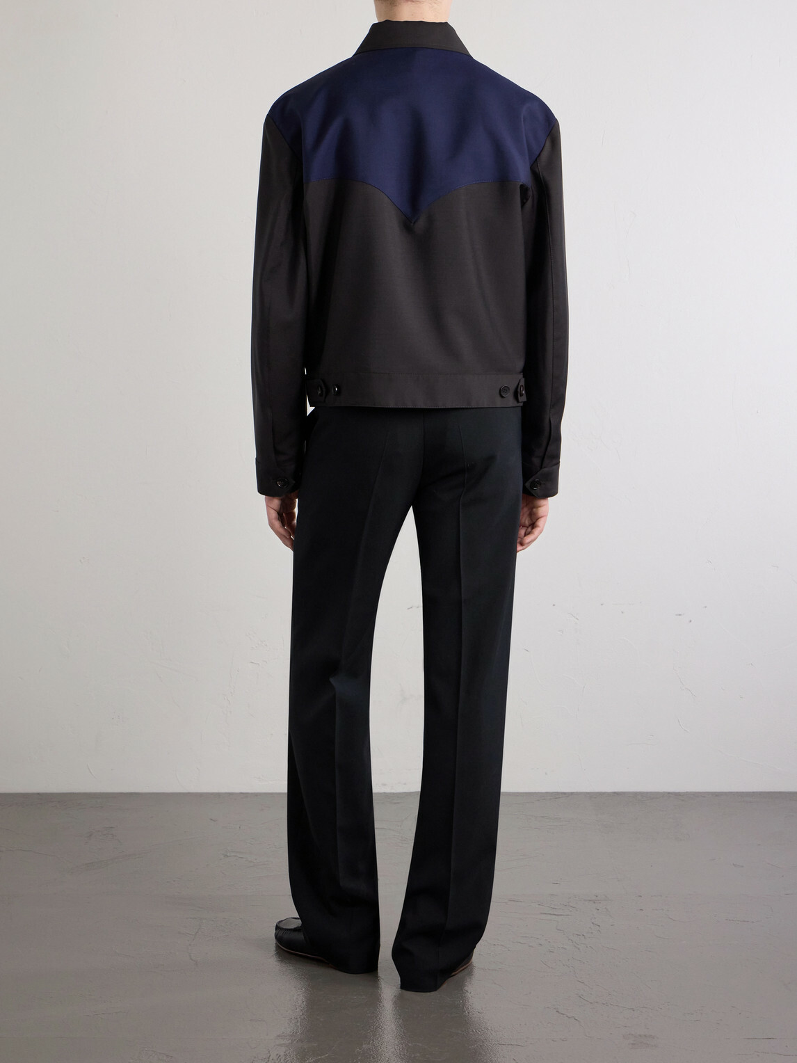 Versace - Wool and Mohair-Blend Blouson Jacket - Brown