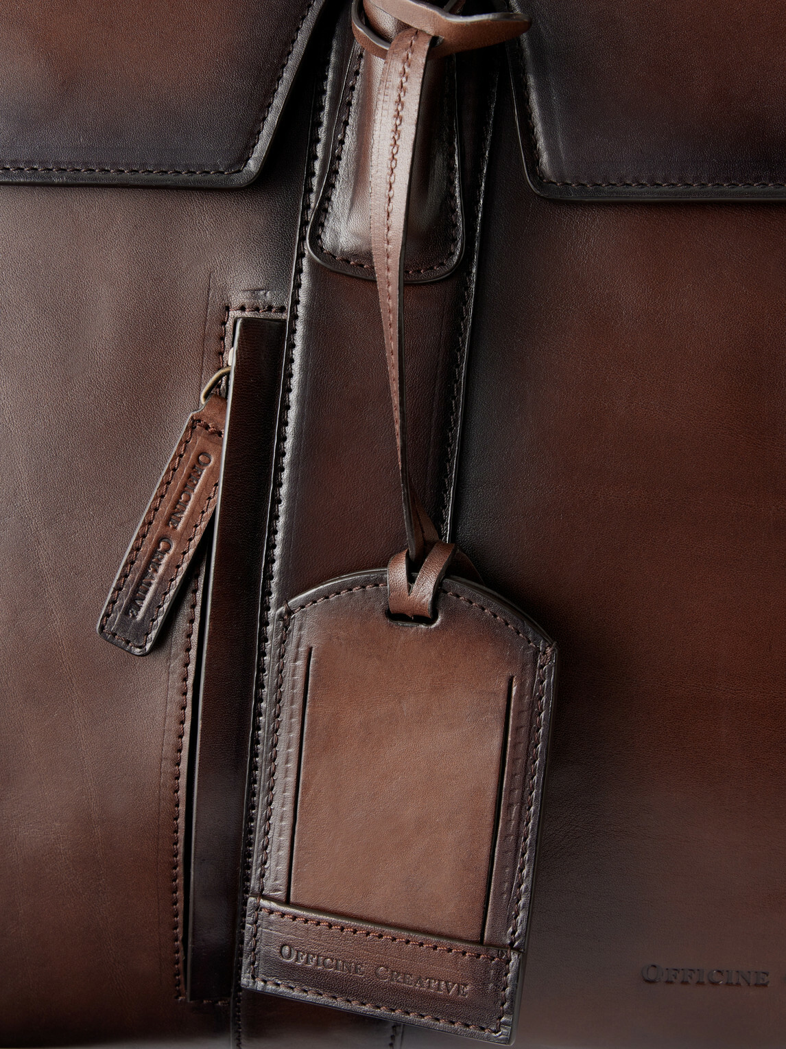 Officine Creative - Bostonian 001 Leather Weekend Bag