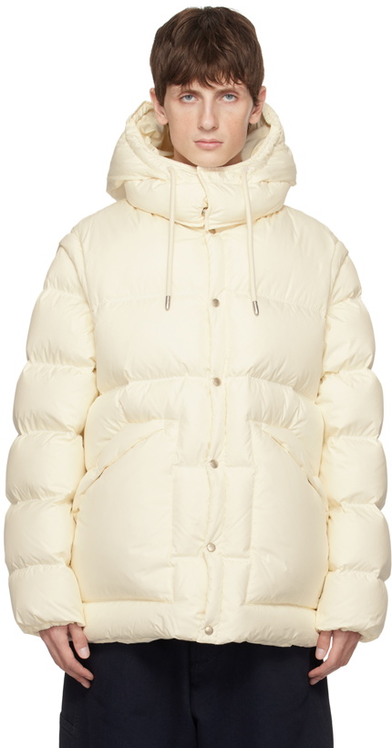 Photo: Emporio Armani Off-White Quilted Down Jacket