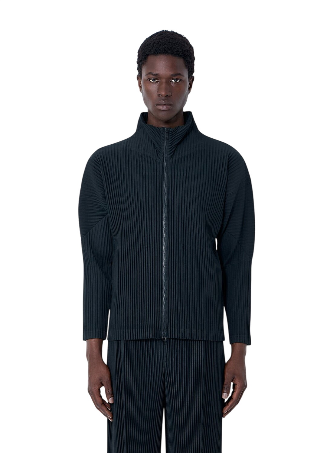 HOMME PLISSÉ ISSEY MIYAKE Navy Kite Coat Homme Plisse Issey Miyake
