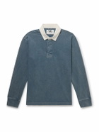 Corridor - Rugby Cotton-Jersey Polo Shirt - Blue
