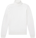 Hugo Boss - Virgin Wool and Silk-Blend Rollneck Sweater - Men - White