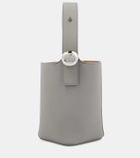 Loewe Pebble Mini leather bucket bag