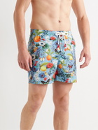 ORLEBAR BROWN - Mid-Length Printed Swim Shorts - Blue