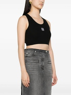 LOEWE - Anagram Ribbed Cotton Cropped Top