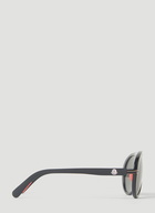 Moncler - Navigaze Pilot Sunglasses in Black