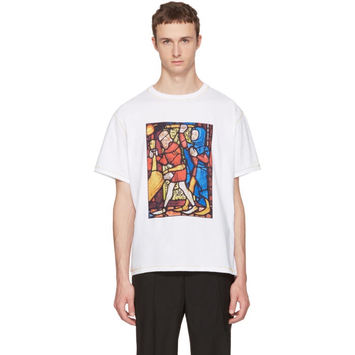 Photo: JW Anderson White Stain Glass T-Shirt