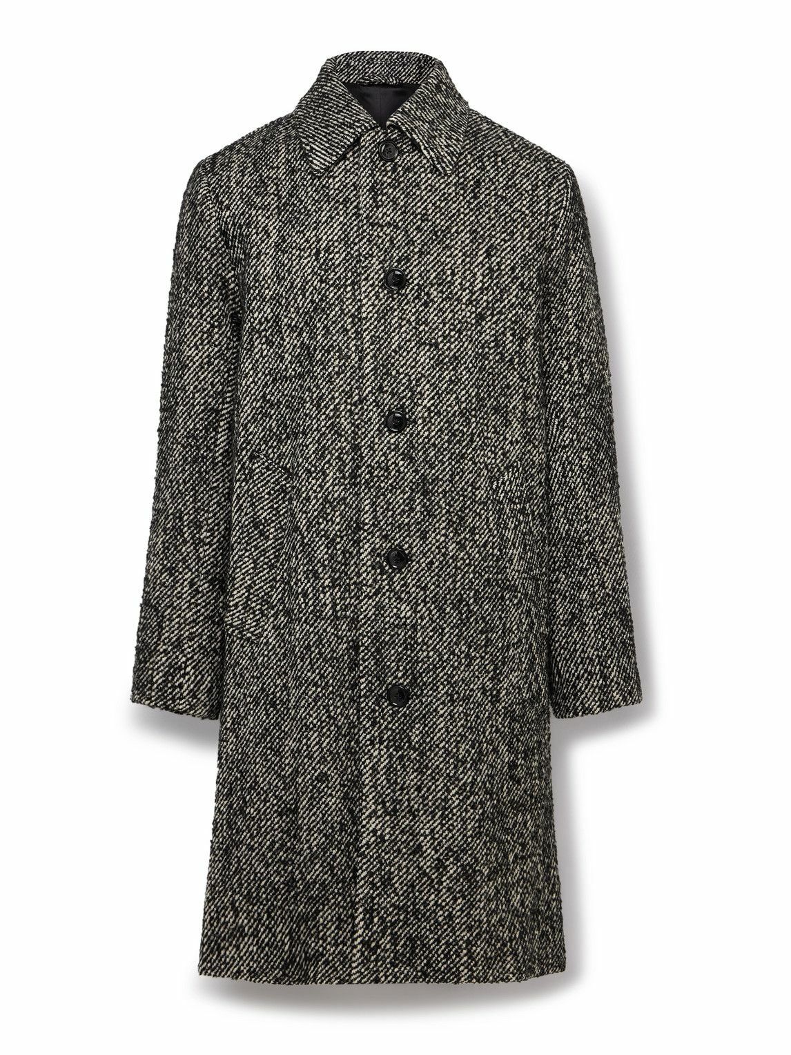 NN07 - Franco 8439 Tweed Overcoat - Gray NN07