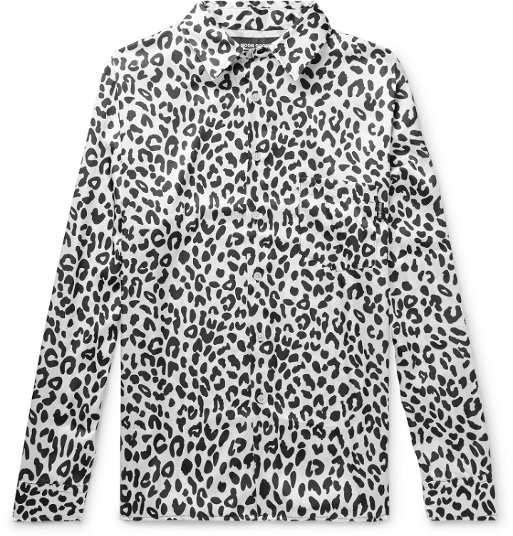 Photo: Noon Goons - Leopard-Print Satin Shirt - Animal print