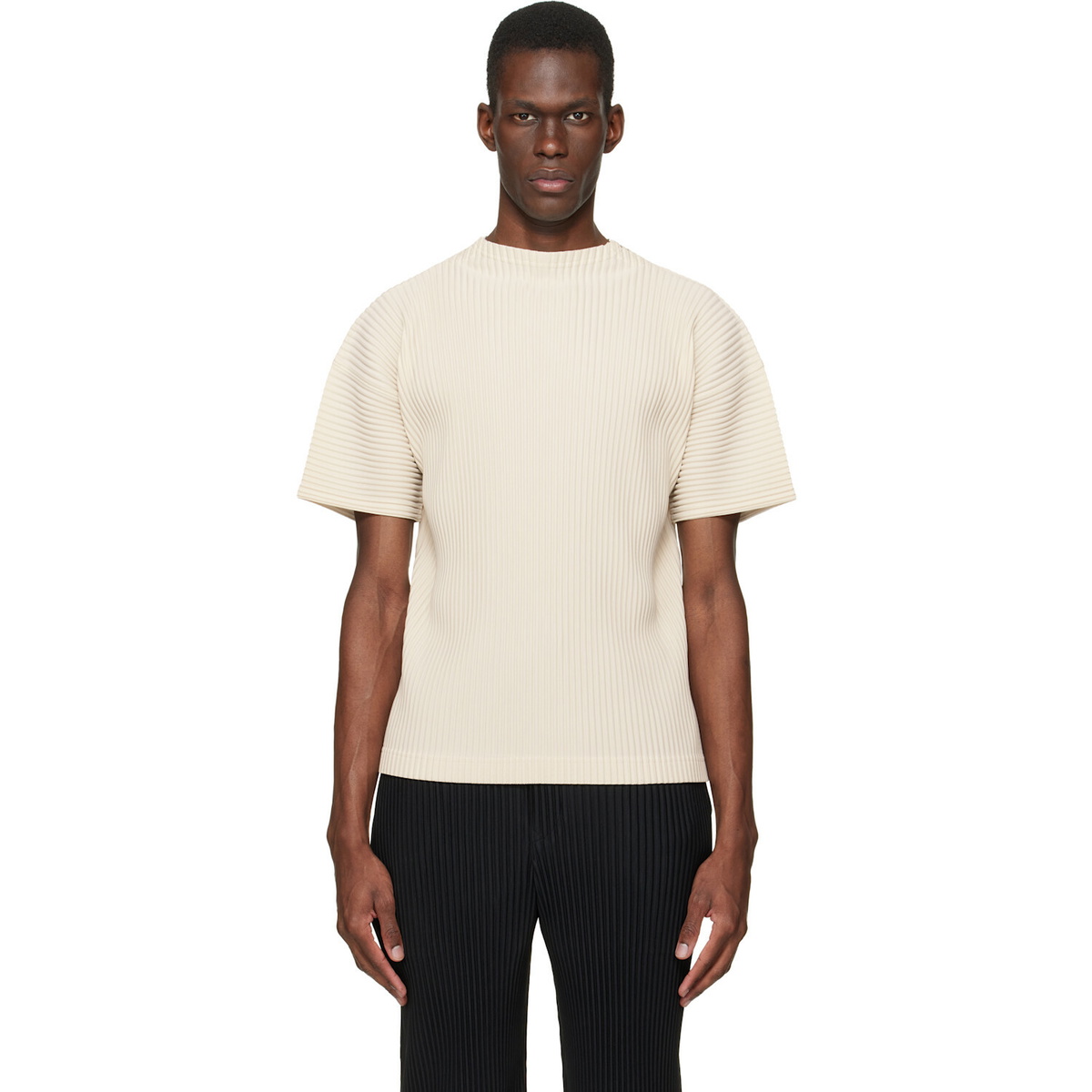 HOMME PLISSÉ ISSEY MIYAKE Multicolor Agate Sheer T-shirt Homme