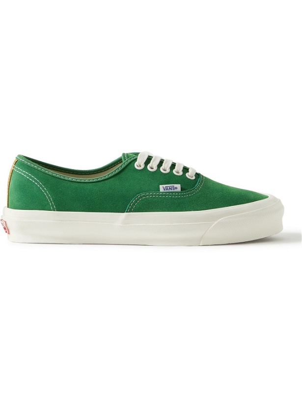 Photo: Vans - UA OG Authentic LX Suede Sneakers - Green