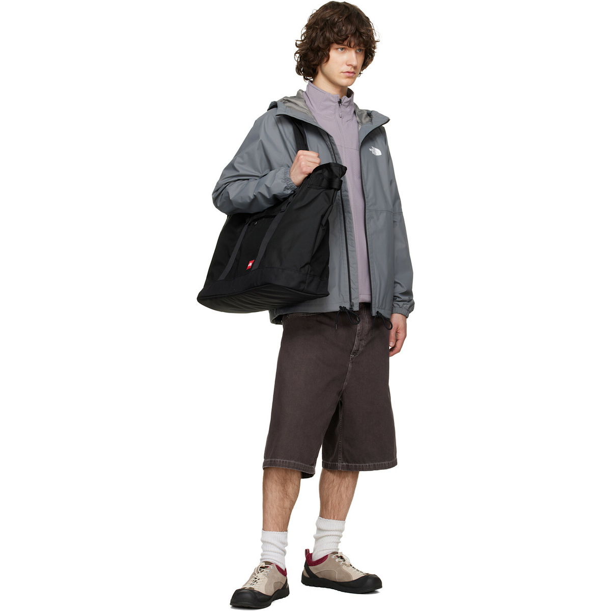 The North Face Black TNF Red Box Tote