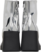 Justine Clenquet Silver Raya Boots