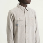 KAVU Men's Langley Herringbone Overshirt in Paper Birch