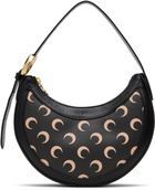 Marine Serre Black Moon Canvas Eclipse Mini Bag