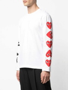 COMME DES GARCONS PLAY - Logo Long Sleeve T-shirt