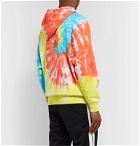 Palm Angels - Oversized Tie-Dyed Loopback Cotton-Jersey Hoodie - Yellow