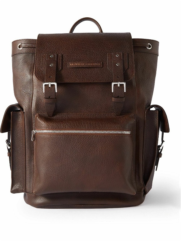Photo: Brunello Cucinelli - Leather Backpack