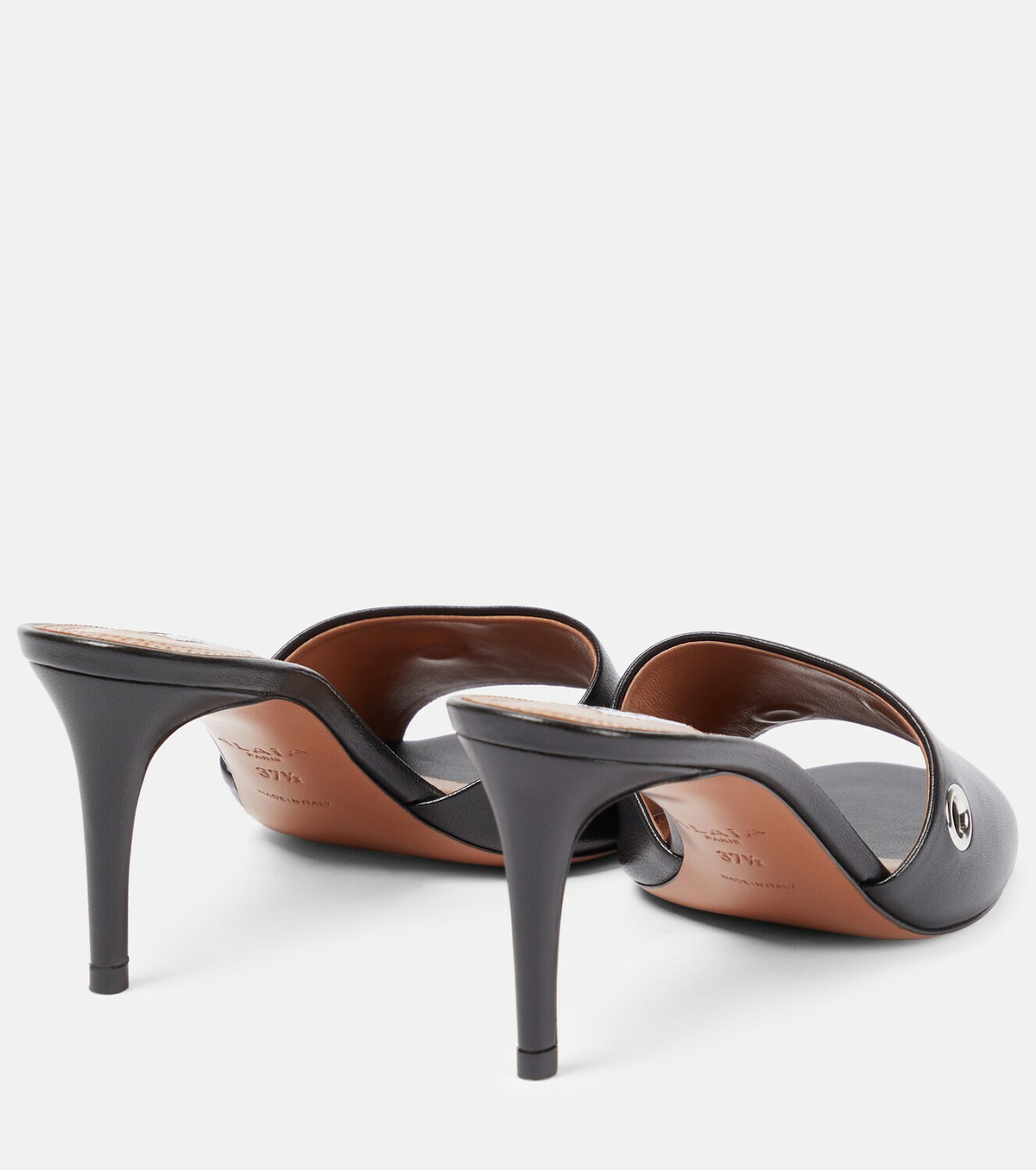 Alaïa Oeillets embellished leather sandals