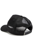 Amiri 3 Star Appliquéd Canvas and Mesh cap - Black - One Size