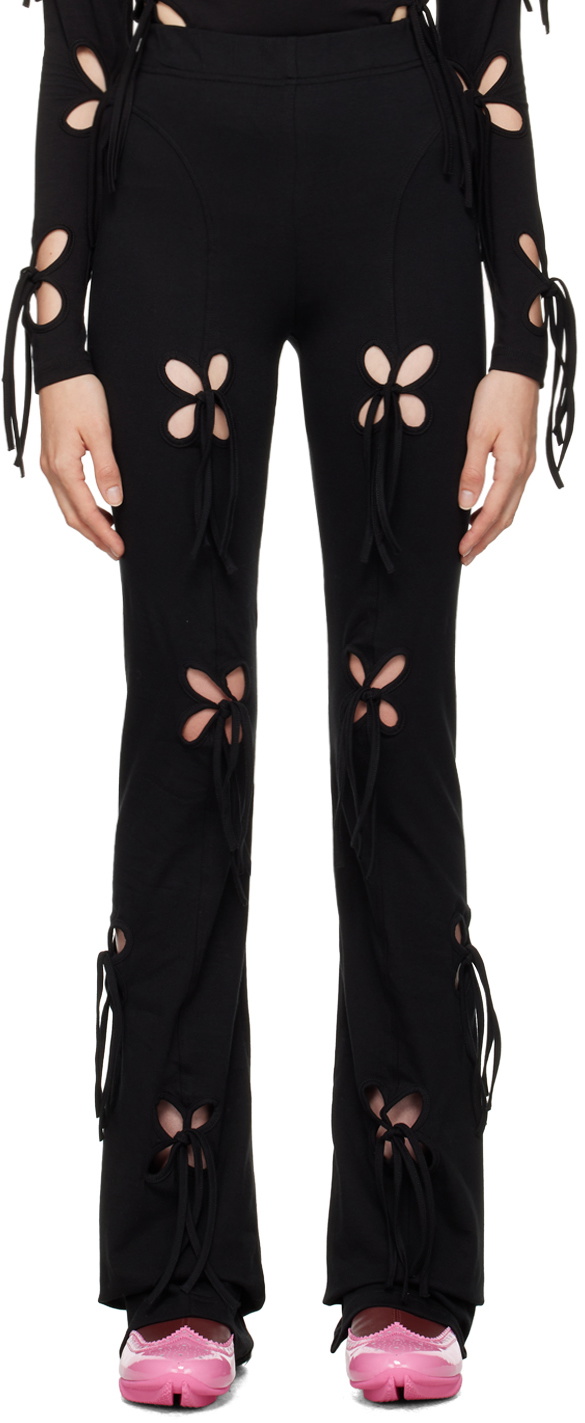 J.Kim Black Petal Leggings