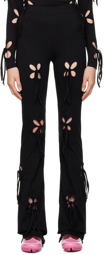 Photo: J.Kim Black Petal Leggings
