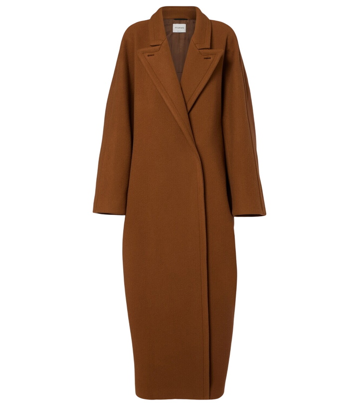 Photo: Fforme Yves wool-blend wrap coat