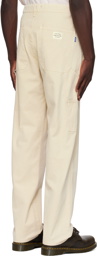 Awake NY Beige Embroidered Trousers