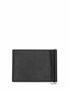 SAINT LAURENT - Logo Leather Bill Clip Wallet