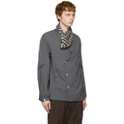 Kiko Kostadinov Grey Anthonis Pleated Shirt