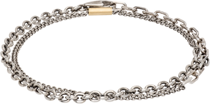 Photo: Title of Work Mixed Metal Necklace