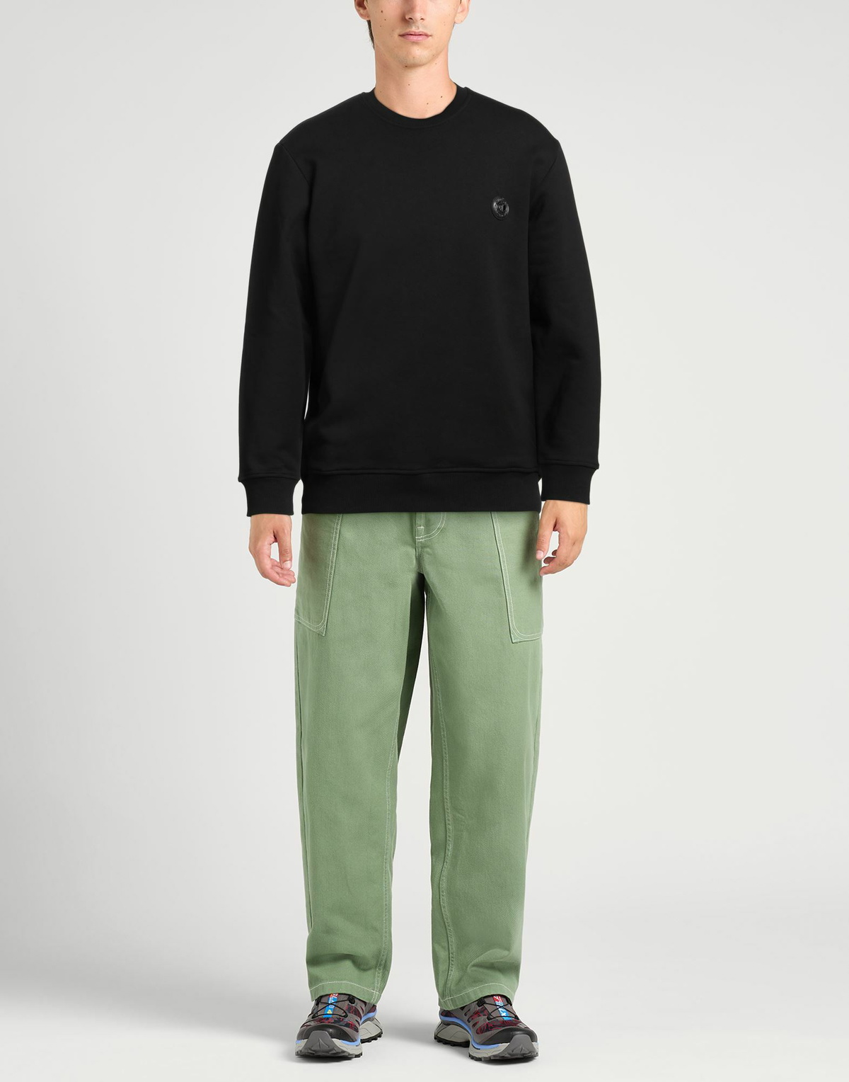 Just Cavalli Mens Sweatshirt in Black
