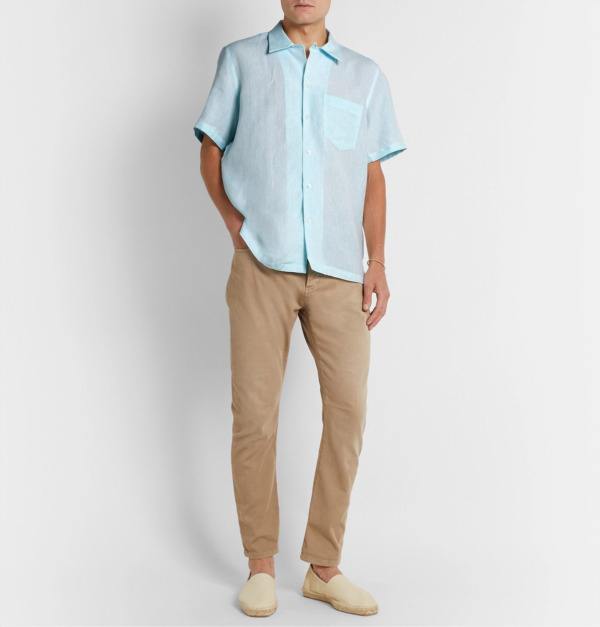 Richard James - Linen Shirt - Green Richard James