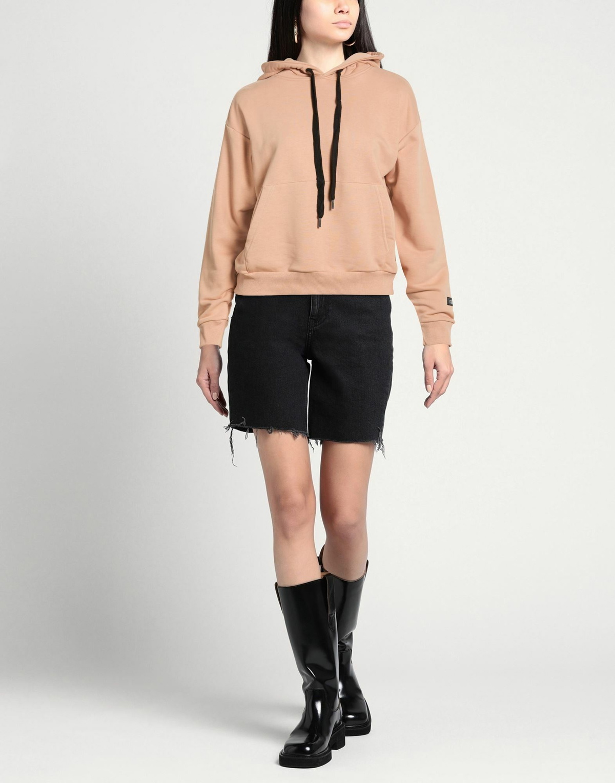Shoe Womens Sweatshirt Apricot