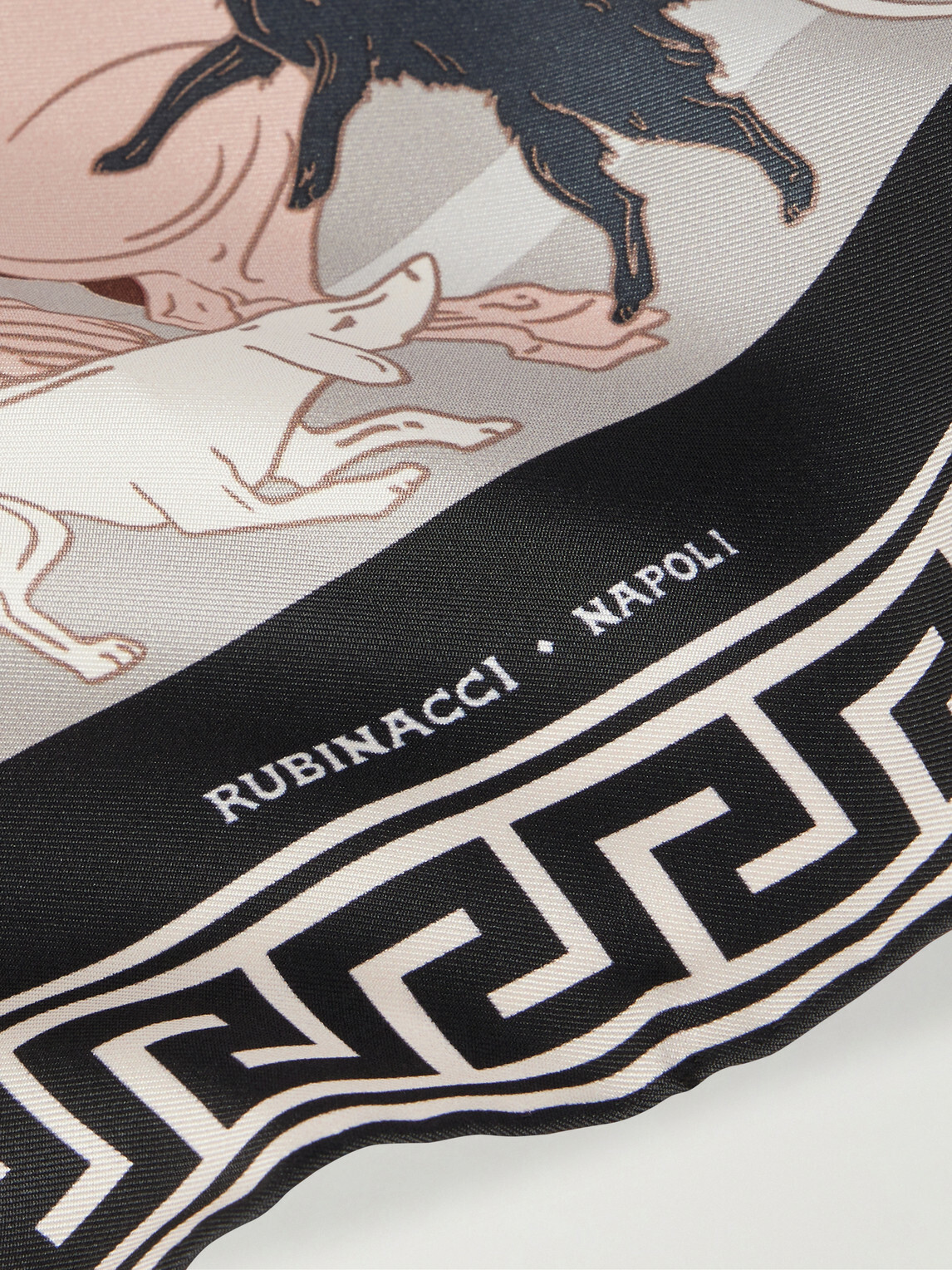 Rubinacci - Apollo and Artemis Printed Silk-Satin Scarf