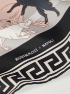 Rubinacci - Apollo and Artemis Printed Silk-Satin Scarf