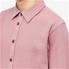 Rag & Bone Men's Austin Twill Overshirt in Deep Pink