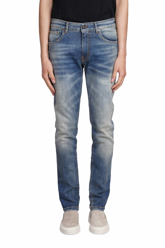 Photo: Salvatore Santoro Jeans In Blue Cotton