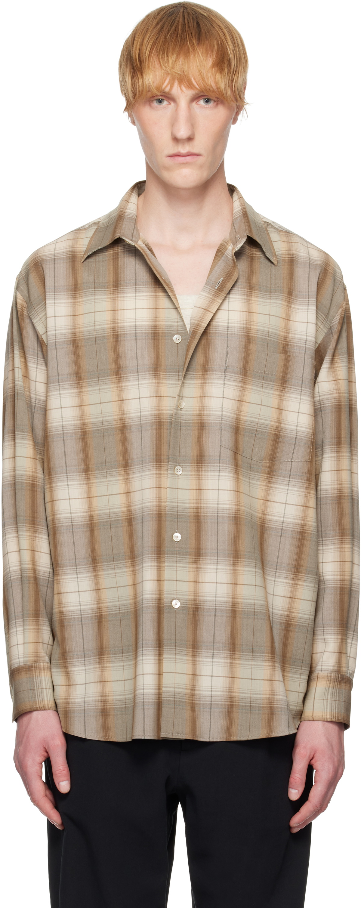 AURALEE Cashmere Jersey Big Shirt Auralee AURALEE Cashmere Jersey Big Shirt Auralee