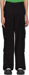 Winnie New York Black Pocket Cargo Pants