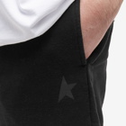 Golden Goose Men's Star Diego Wide Short in Black