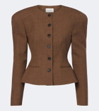 Magda Butrym Peplum virgin wool jacket
