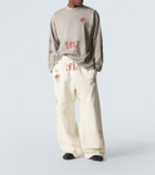 Balenciaga Printed cotton fleece sweatpants