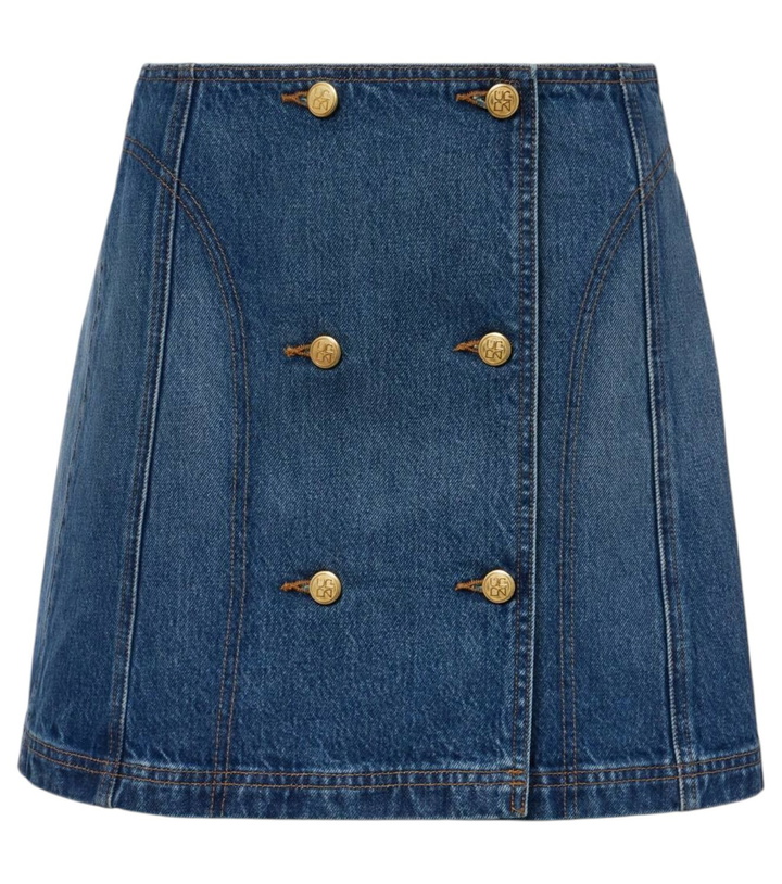Photo: Ulla Johnson Clara denim miniskirt