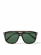 TOM FORD - Sam Aviator-Style Tortoiseshell Acetate Sunglasses