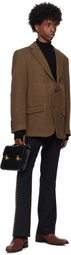 Ernest W. Baker Black Ribbed Turtleneck