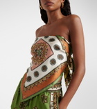 Alémais Contina Tiles silk scarf