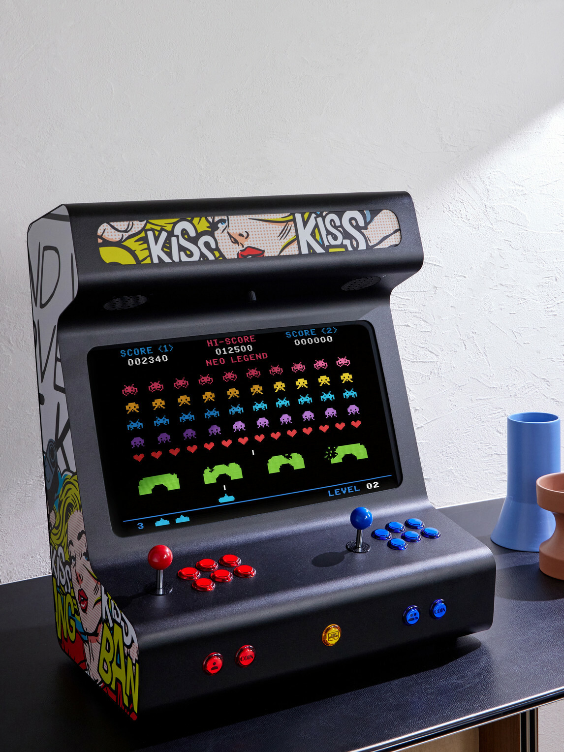 Neo Legend - Butcher Billy Kiss Kiss Bang Bang Compact Arcade Machine - Multi