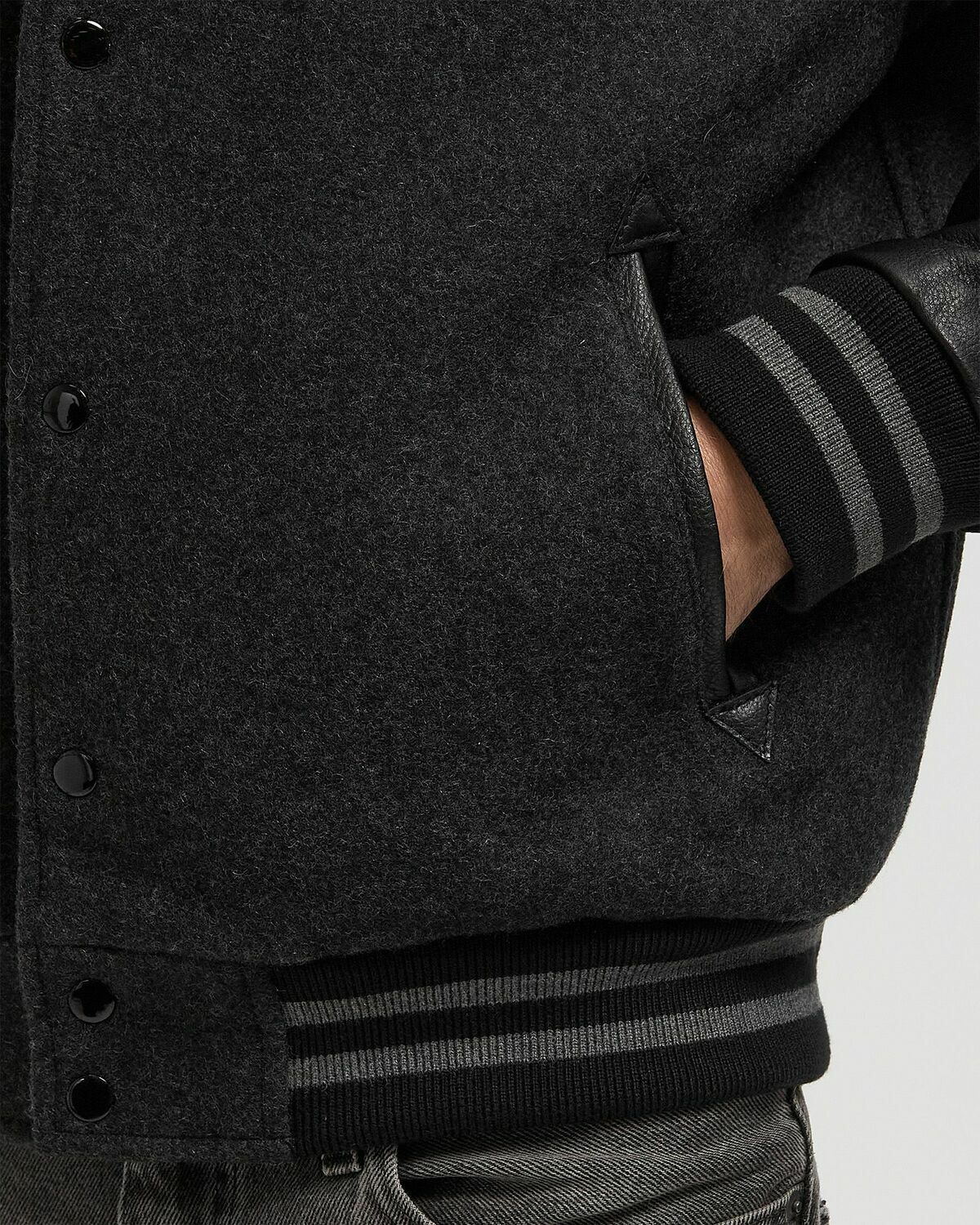 Schott NYC LC8705X JACKET Black Mens Bomber Jacket